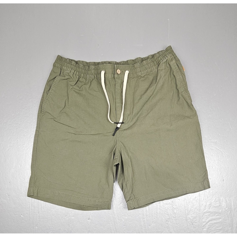 Quicksilver Waterman Shorts Mens XXL Army‎ Green Ripstop Casual Swim Trunks